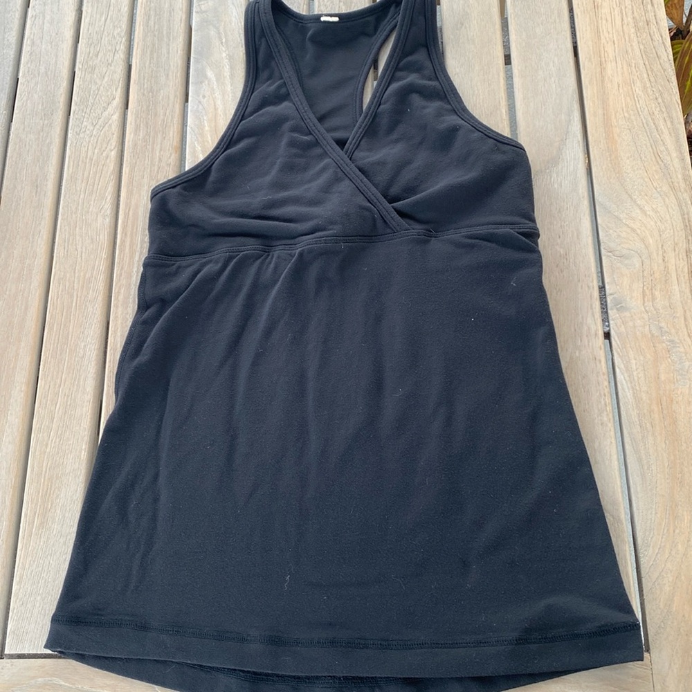 Lululemon deep v tank in black